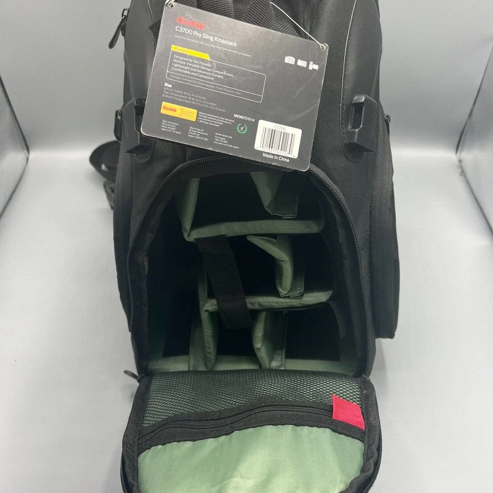 Kodak C3700 Pro Sling Knapsack Camera Bag Backpack NWT